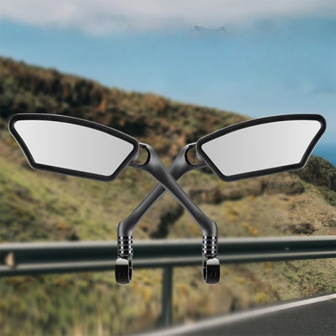 Motorrad- und Fahrrad-Rückspiegel 360° — Optimale Sicht und Schutz