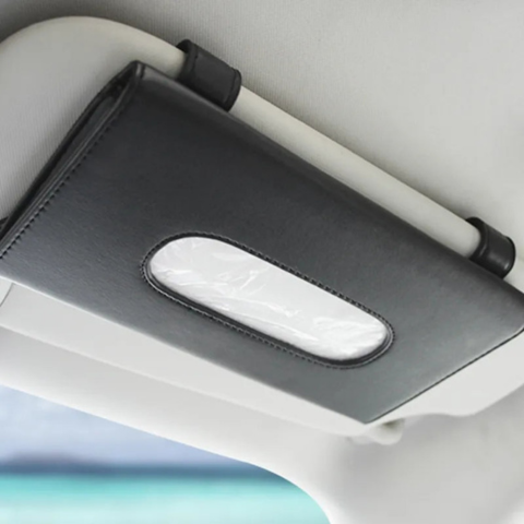Auto Zakdoek Dispenser — Zonneblender of Stoelfixatie