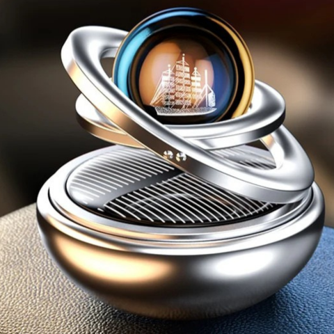 Diffusore di Profumo per Auto – Energia Solare Intelligente
