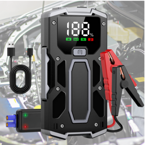 Booster de baterie 3000A – Pornire instantanee si incarcare mobila