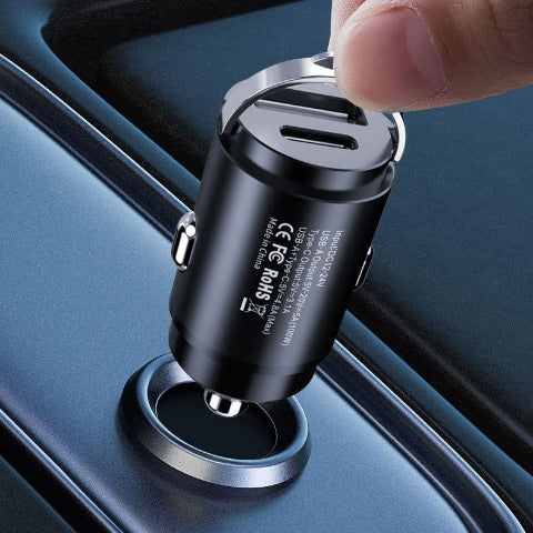 Încărcător Auto Compact – Încărcare Rapidă