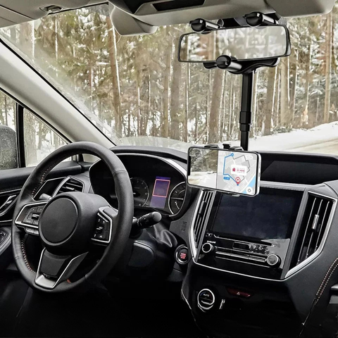 Suport Telefon Mașină – Fixare Pe Oglindă