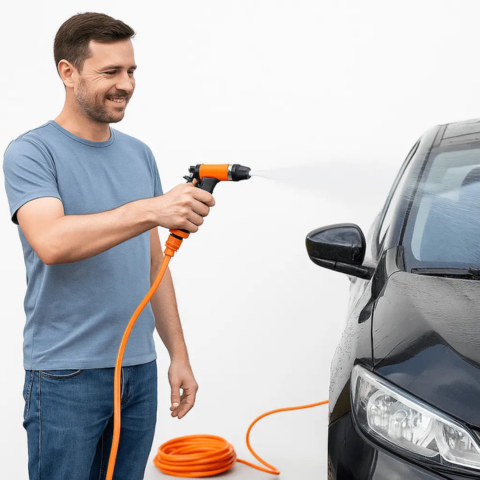 Tragbarer Hochdruckreiniger — Einfaches Reinigen überall