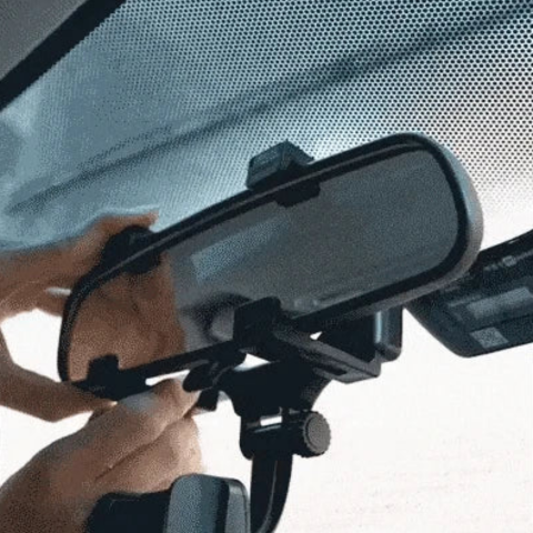 Suport Telefon pentru Oglindă – Conducere Mâini Libere și Securizată