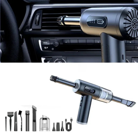 שואב אבק אלחוטי לרכב — ניקוי חזק וניקיון מושלם