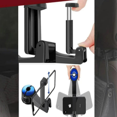 Suport telefon și sac pentru suportul de cap – 2 în 1 practic
