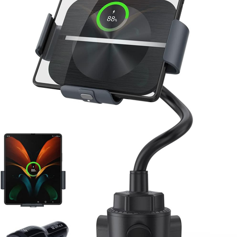 Support Téléphone Voiture – Fixation Et Charge Sans Fil Intégrée