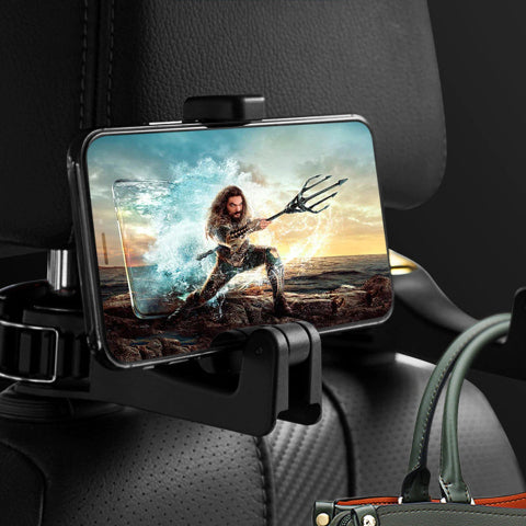 Suport telefon și sac pentru suportul de cap – 2 în 1 practic