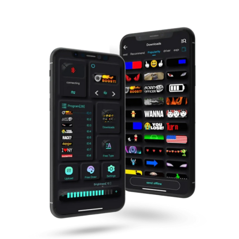 Panou LED Auto – Text și Motive Personalizate