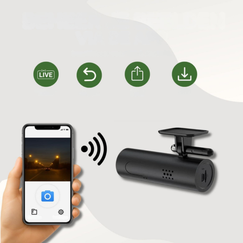 Palubní kamera do auta — Jasné obrázky a snadná instalace