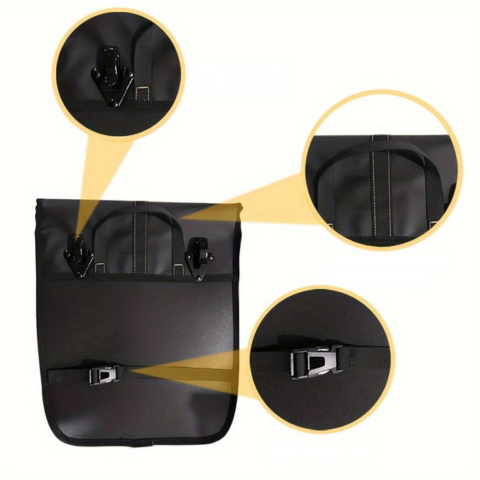 Bolsa Doble de Bicicleta Impermeable — Gran Capacidad 10L