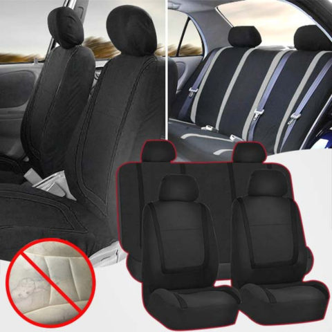 Set de 9 huse pentru scaune auto – Protecție completă interioară