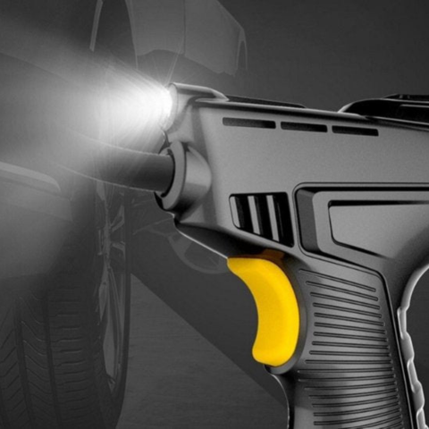 Prenosný vzduchový kompresor — Inteligentný nafukovač s LCD displejom