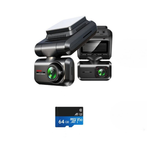 Dashcam Autó Ultra HD — Kettős és Háromszoros Biztonsági Kamera