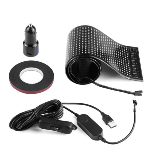 Panou LED Auto – Text și Motive Personalizate