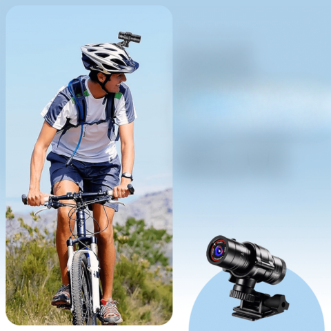 Waterdichte Camera Voor Stuur En Helm – Ideaal Voor Fietsen En Motor