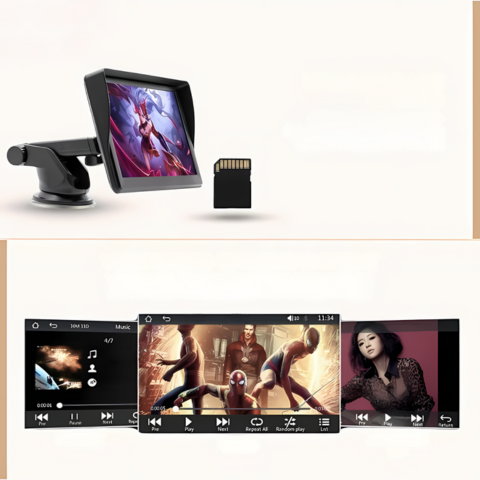 Sistem multimedia auto - ecran HD și CarPlay wireless