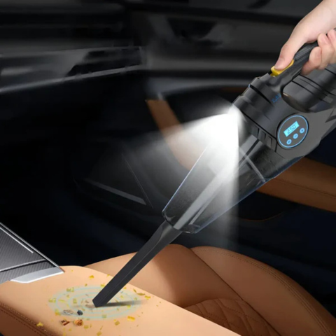 多機能車用掃除機 — 即時清掃と膨張
