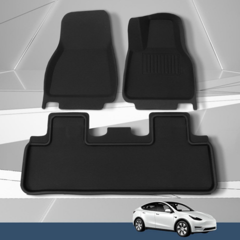 Bodenmatte Maßgeschneidert Für Tesla Model Y — Vollschutz & Elegantes Design