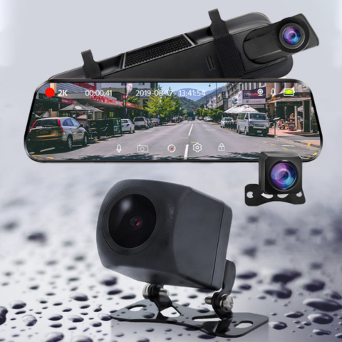 Connected Mirror With Dual Camera – Safer Driving