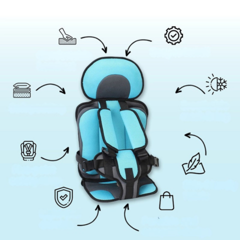 Silla de Auto Infantil Portátil – Ligera, Práctica y Segura