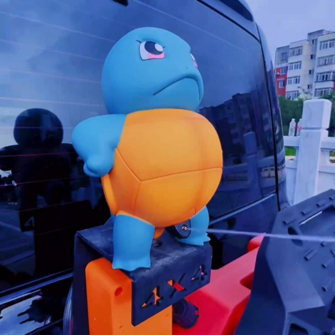 Sprayfigur Auto — En vandstråle der får dig til at smile