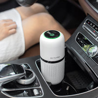 מסנן אוויר לרכב נייד – יוניזטור שקט ונטען דרך USB
