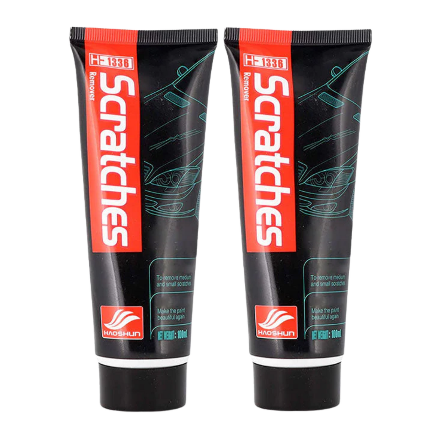 Kit Wrijf-Vlekken Auto – Vernieuwende Crème voor Verf + Applicator Spons