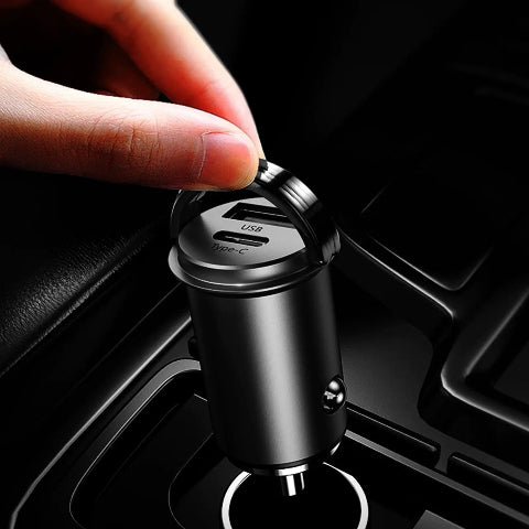 Caricatore per Auto Compatto – Doppia Porta USB e Veloce