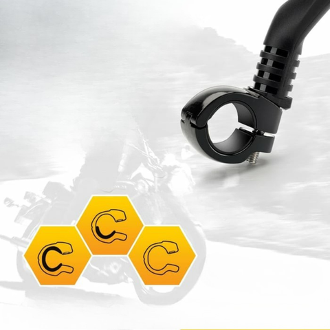 Motor- och cykelbackspeg 360° — Optimal skydd och synlighet 