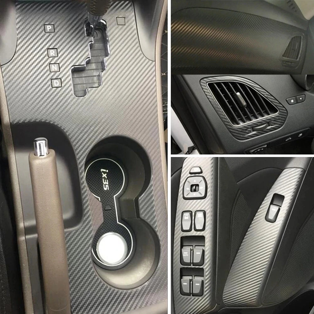 Carbon Fiber Stickers for Hyundai ix35 (2010-2017) — Sport Style and Protection 