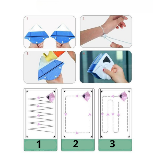 Nettoyeur De Vitres Magnétique Pour Voiture