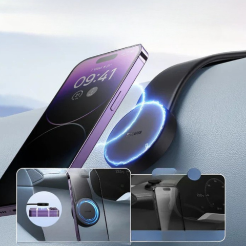 車用ワイヤレス充電器 – すべてのモデルに対応した目立たない取り付け 