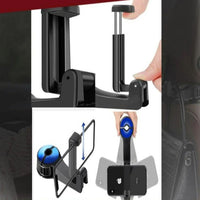 電話サポートとヘッドレスト用バッグ – 便利な2-in-1 