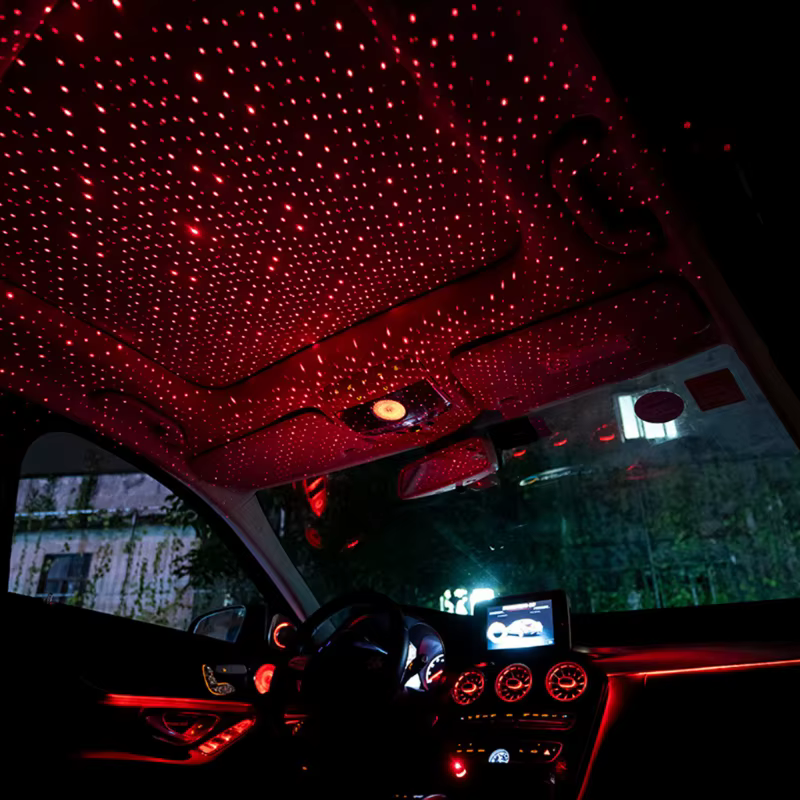 LED Verlichting Sterrenhemel Voor Autodak — Magische Nacht Sfeer 