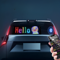 Ecran LED Animat Pentru Mașină – Mesaje și Emojis Personalizate 