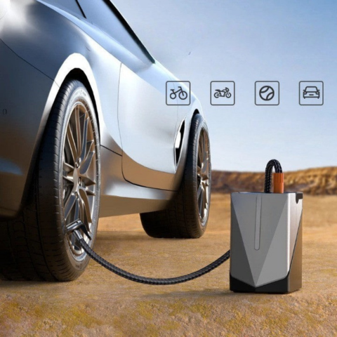 Draagbaar Auto-opblaasstation en Start – Krachtig en Compact 