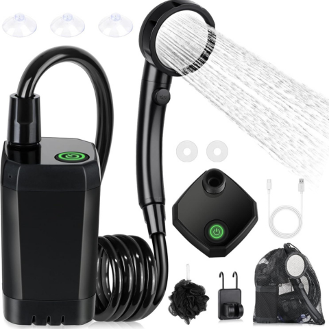 Portable Rechargeable Shower — Freedom, Comfort & Versatility 