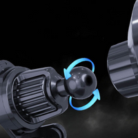 Suport Telefon Mașină – Încărcare Fără Fir și Iluminare LED 