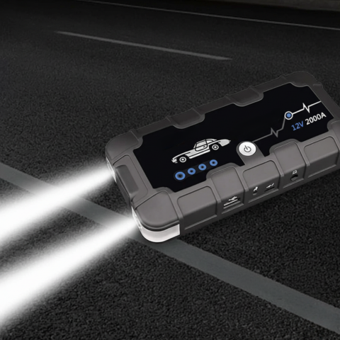 مبدئ بطارية 12 فولت 2000 أمبير — شحن سريع واستخدام متعدد 