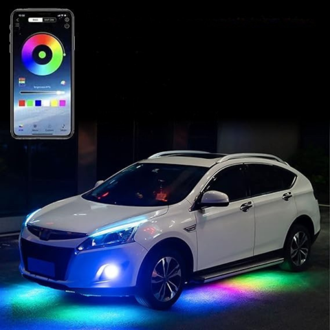 LED Neon Kit für Auto — Mehrfarbige Unterbodenbeleuchtung 