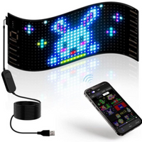 LED auto displej – vlastný text a vzory 