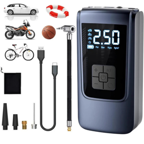 Mini Compresseur D’Air Portable — Gonfleur Sans Fil Intelligent