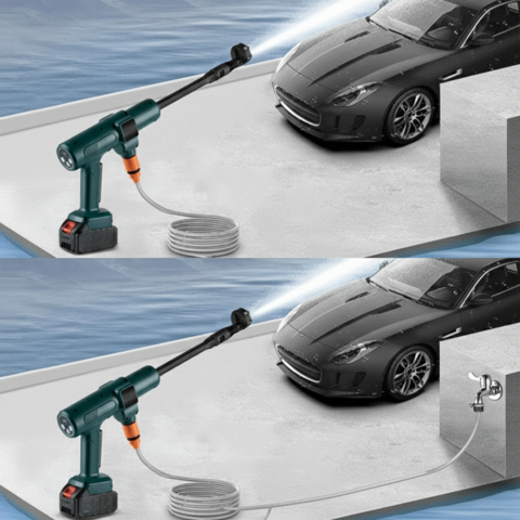 منظف لاسلكي عالي الضغط - القوة والتنقل والكفاءة