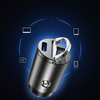 USB Car Charger Adapter – Compact Cigarette Lighter Plug 