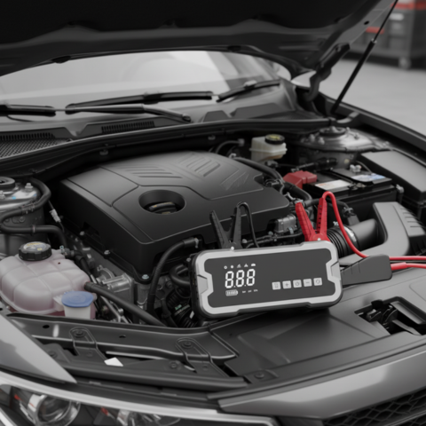 Tragbarer Auto-Starter — Multifunktional mit Kompressor 