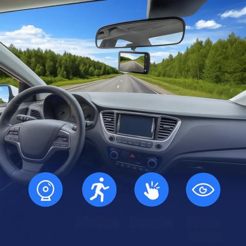 Elülső és hátsó dashcam — Tiszta és pontos felvételek 