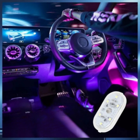 Bezdrôtové auto LED osvetlenie – Atmosférické osvetlenie a ľahká inštalácia 