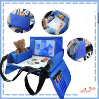 Plateau De Voyage Pour Siège Auto Enfant — Confort Et Rangement Intégré