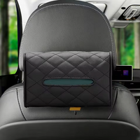 Scatola Porta Fazzoletti per Auto in Pelle PU – Fissaggio Parasole o Poggiatesta